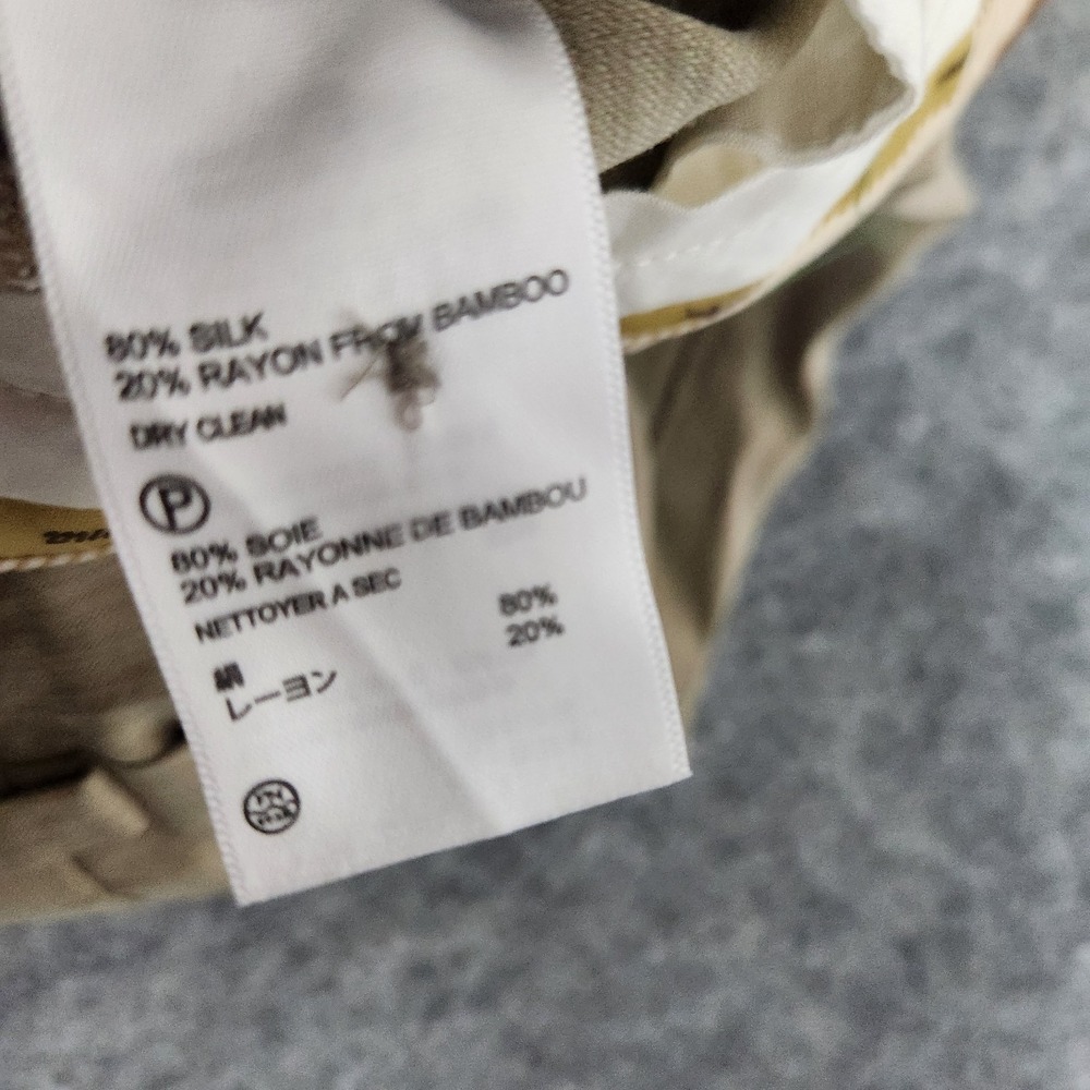 Tommy Bahama Silk Bamboo Pants Men‎ 38x30 Khaki Straight Leg Flat Front Beach - Picture 4 of 5